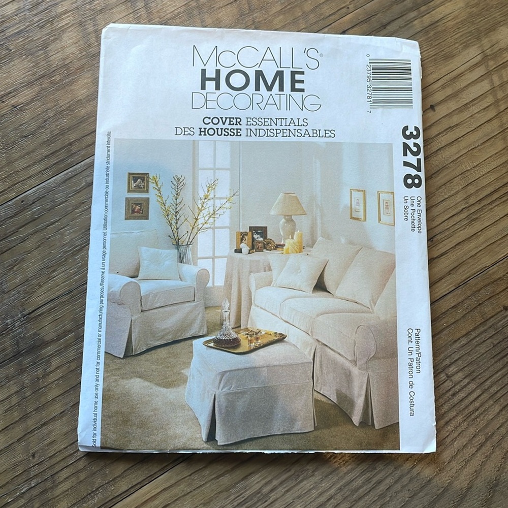 McCall’s Cover Essentials Sewing Pattern- NEW